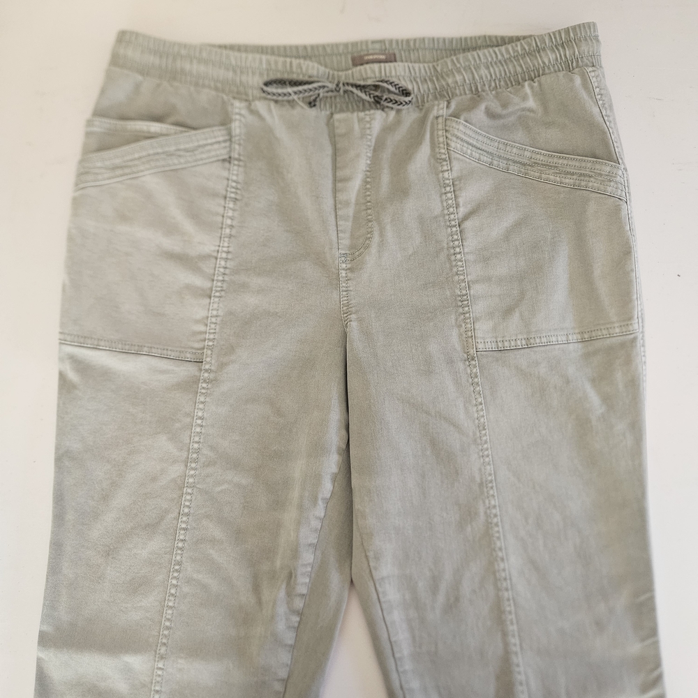 Maurices Weekender Canvas Stretch Drawstring Pants in L